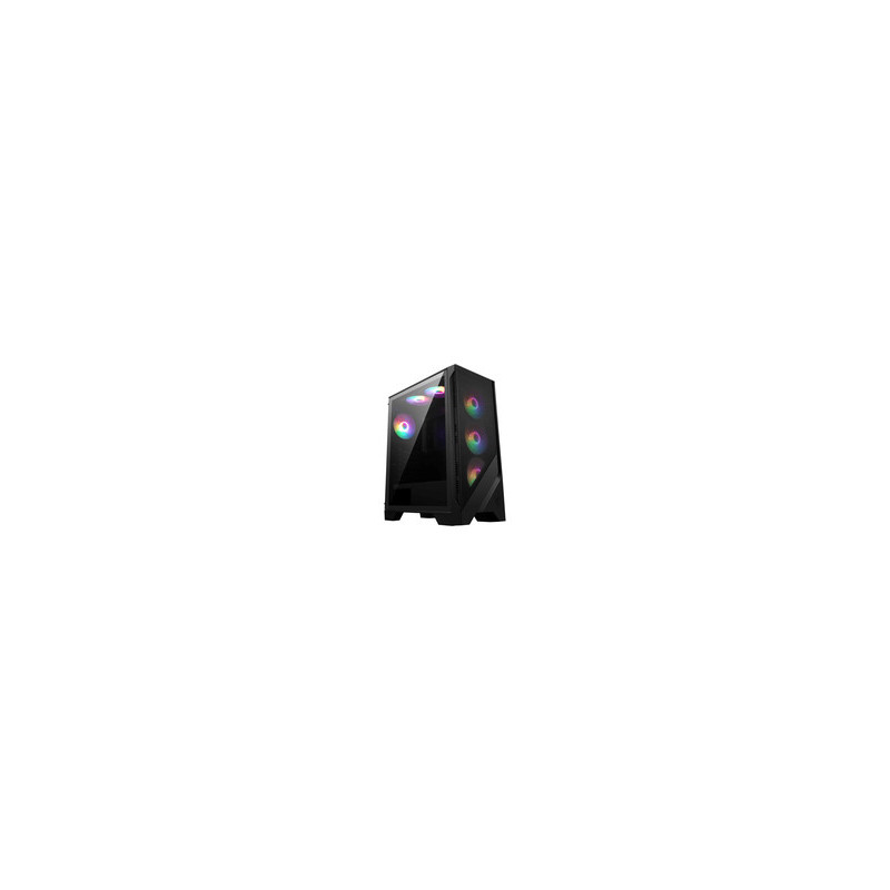 MSI MAG FORGE 120A AIRFLOW computer case Midi Tower Black Transparent