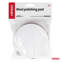 Pad polerski wełniany futro medium 150mm ADET-35 AMIO-04883