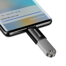 Adapter Baseus Ingenuity Series Type-C to USB-A3.1 OTG black ZJJQ000001