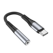 Audio adapter Hoco LS33 Type-C to 3.5mm gray Audio adapter Hoco LS33 Type-C to 3.5mm gray