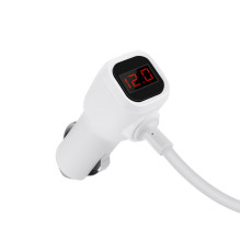 Car charger-hub Hoco Z13 with 2 USB ports and three connectors Car charger-hub Hoco Z13 with 2 USB ports and three connectors