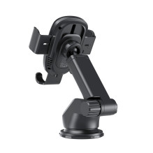 Automobilinis laikiklis-įkroviklis Choetech T203-F 15W Gravity Car Charger Holder juodas Automobilinis laikiklis-įkroviklis Choetech T203-F 15W Gravity Car Charger Holder juodas