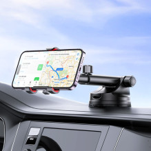 Car phone holder Hoco H22 (dashboard / windshield) black Car phone holder Hoco H22 (dashboard / windshield) black