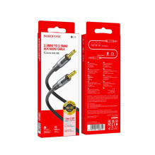 Audio cable Borofone BL19 3.5mm to 3.5mm black Audio cable Borofone BL19 3.5mm to 3.5mm black