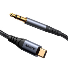 Audio cable Joyroom SY-A07 USB-C to 3.5mm 1.2m black Audio cable Joyroom SY-A07 USB-C to 3.5mm 1.2m black