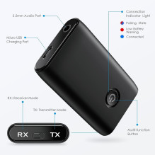 Bluetooth adapteris 2 in 1 Transmitter / Receiver Bluetooth adapteris 2 in 1 Transmitter / Receiver