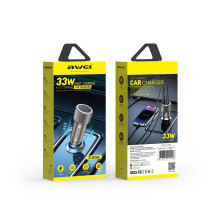 Car charger Awei C-858 33W 2xUSB-C black Car charger Awei C-858 33W 2xUSB-C black