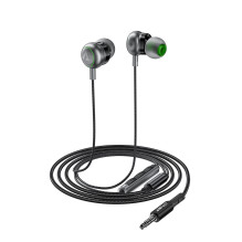 Acefast L4 3.5mm headphones black Acefast L4 3.5mm headphones black
