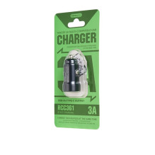 Car charger Remax RCC361 15W USB-C / USB-A black