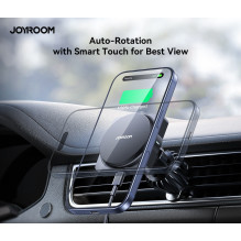 Automobilinis laikiklis-įkroviklis Joyroom JR-ZS506 MagSafe 15W juodas