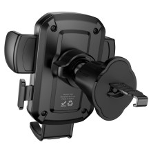 Automobilinis telefono laikiklis Hoco H64 (air vent) juodas