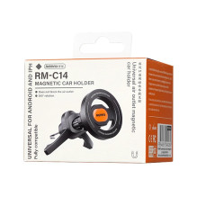 Car phone holder Remax RM-C14 MagSafe (air vent) black Car phone holder Remax RM-C14 MagSafe (air vent) black