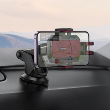 Automobilinis telefono laikiklis Hoco H65 (dashboard) juodas