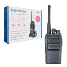 PNI PMR R15 0.5W professional portable radio station, ASQ, TOT, monitor, programmable, 1200mAh battery, CTCSS-DCS codes PNI PMR R15 0.5W professional portable radio station, ASQ, TOT, monitor, programmable, 1200mAh battery, CTCSS-DCS codes