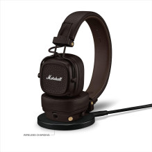 Marshall Major V On-Ear Bluetooth Wireless Headphones Brown