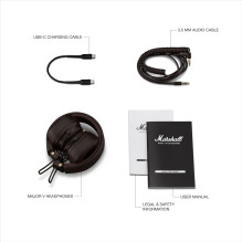 Marshall Major V On-Ear Bluetooth Wireless Headphones Brown