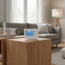 PNI CT60 wireless thermostat for central heating, Hysteresis 0.1 degrees