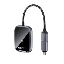 Belaidis CarPlay / Android Auto adapteris Acefast QC1 juodas