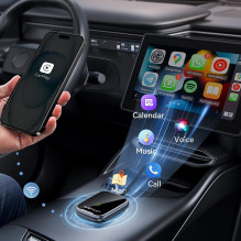 Wireless CarPlay / Android Auto adapter Acefast QC1 black