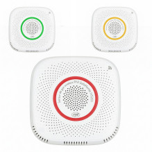 Package PNI SafeHouse HS201 Methane Gas Sensor (CH4) with Wi-Fi, Tuya Smart + Sticky Pad Flag
