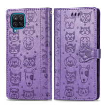 Case Cat-Dog Samsung A356 A35 5G purple