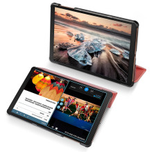 Dėklas Dux Ducis Domo Samsung X910 / X916 Tab S9 Ultra rožinis