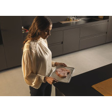 Haier FD 83 Serie 7 HB18FGSAAA Fridge-freezer, double-opening 539 l E Silver, Titanium