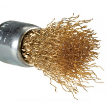 WIRE END BRUSH (BRASS COATED)