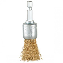 WIRE END BRUSH (BRASS COATED)