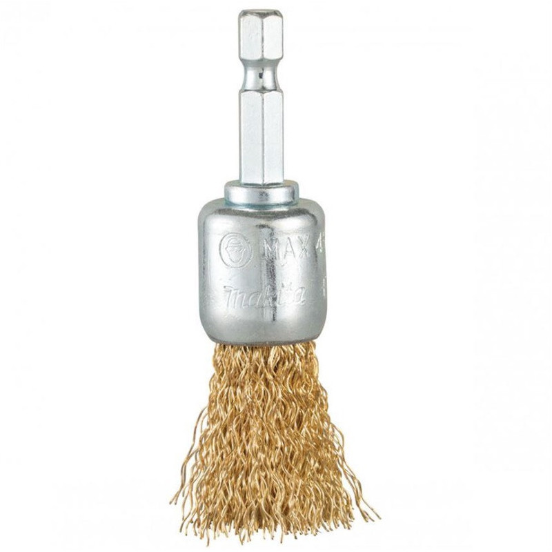 WIRE END BRUSH (BRASS COATED)