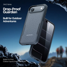Dux Ducis Shld Case for Apple iPhone Air Black (Triangle Pattern)