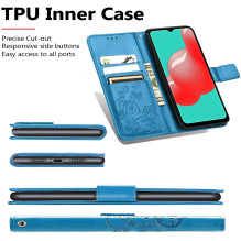 Case Flower Book Samsung A155 A15 4G / A156 A15 5G blue