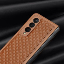 Dėklas Dux Ducis "Venice" skirtas Samsung F936 Z Fold4 rudas
