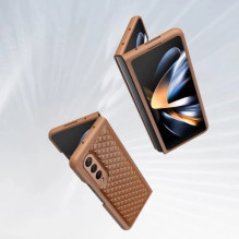Dėklas Dux Ducis "Venice" skirtas Samsung F936 Z Fold4 rudas