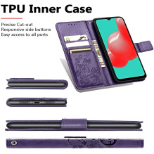 Case Flower Book Samsung A566 A56 5G purple