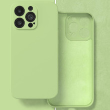 Dėklas Liquid Silicone 1.5mm Xiaomi Redmi 12 / Redmi Note 12R / Poco M6 Pro 5G mėtinis