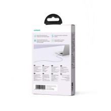 USB Cable Joyroom "SA34-CC3" purple "Type-C / Type-C" 100cm (up to 60W) USB Cable Joyroom "SA34-CC3" purple "Type-C / Type-C" 100cm (up to 60W)