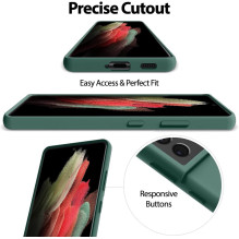 Mercury Silicone Case Apple iPhone 13 Pro dark green