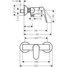 Hansgrohe Focus E2 31960 Shower Mixer Hansgrohe Focus E2 31960 Shower Mixer