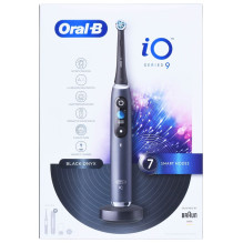 „Oral-B iO9“ juodo onikso spalvos dantų šepetėlis „Oral-B iO9“ juodo onikso spalvos dantų šepetėlis