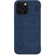 Nillkin Qin Pro Leather Case for Apple iPhone 14 Plus blue Nillkin Qin Pro Leather Case for Apple iPhone 14 Plus blue