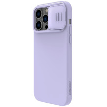 Nillkin CamShield Silky Magnetic Silicone Case for Apple iPhone 14 Plus Light Purple