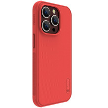 Nillkin Super Frosted Shield Pro Case for Apple iPhone 15 Pro red Nillkin Super Frosted Shield Pro Case for Apple iPhone 15 Pro red