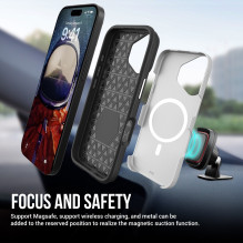 Perfectionists Triangle Mag Case Apple iPhone 13 / 14 silver