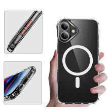 Dėklas Perfectionists Clear Mag Case Apple iPhone 16 Plus skaidrus
