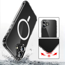 Perfectionists Clear Mag Case for Apple iPhone 16 Plus transparent