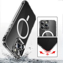 Perfectionists Clear Mag Case for Apple iPhone 17 Pro transparent