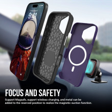 Perfectionists Triangle Mag Case Apple iPhone 16 purple