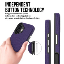 Perfectionists Triangle Mag Case Apple iPhone 16 purple