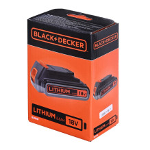 „Black+Decker BL2518-XJ“ 18 V 2,5 Ah elektrinio įrankio akumuliatorius „Black+Decker BL2518-XJ“ 18 V 2,5 Ah elektrinio įrankio akumuliatorius